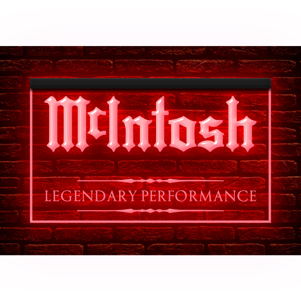 Y441 // Led ネオンライトサイン McIntosh Audio マッキントッシュ 音響 機材 オーディオ ■サイズ(約)：W400mm x H300mm _画像5