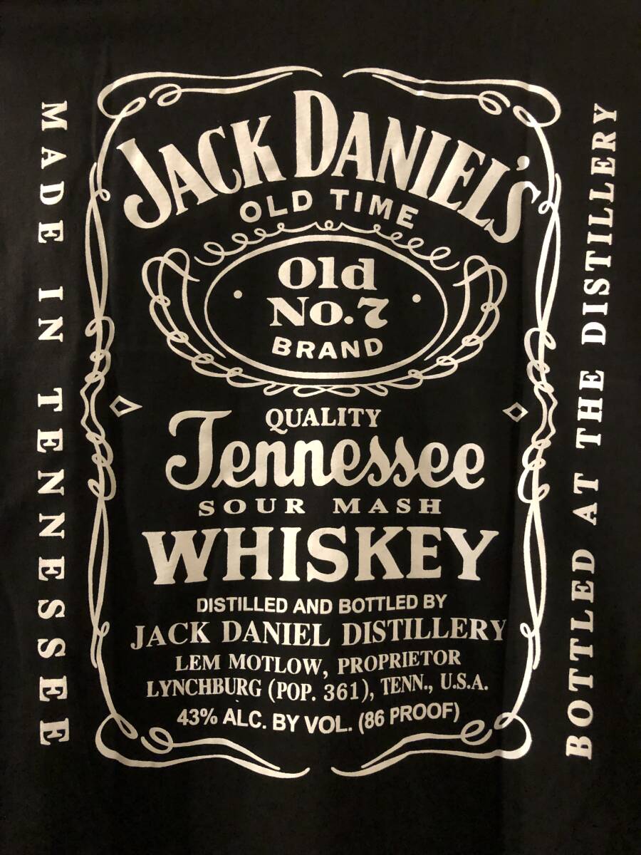 新品★ジャックダニエル　ラベル　プリントTシャツ★テネシー/ウィスキー/JACK DANIELS_画像2