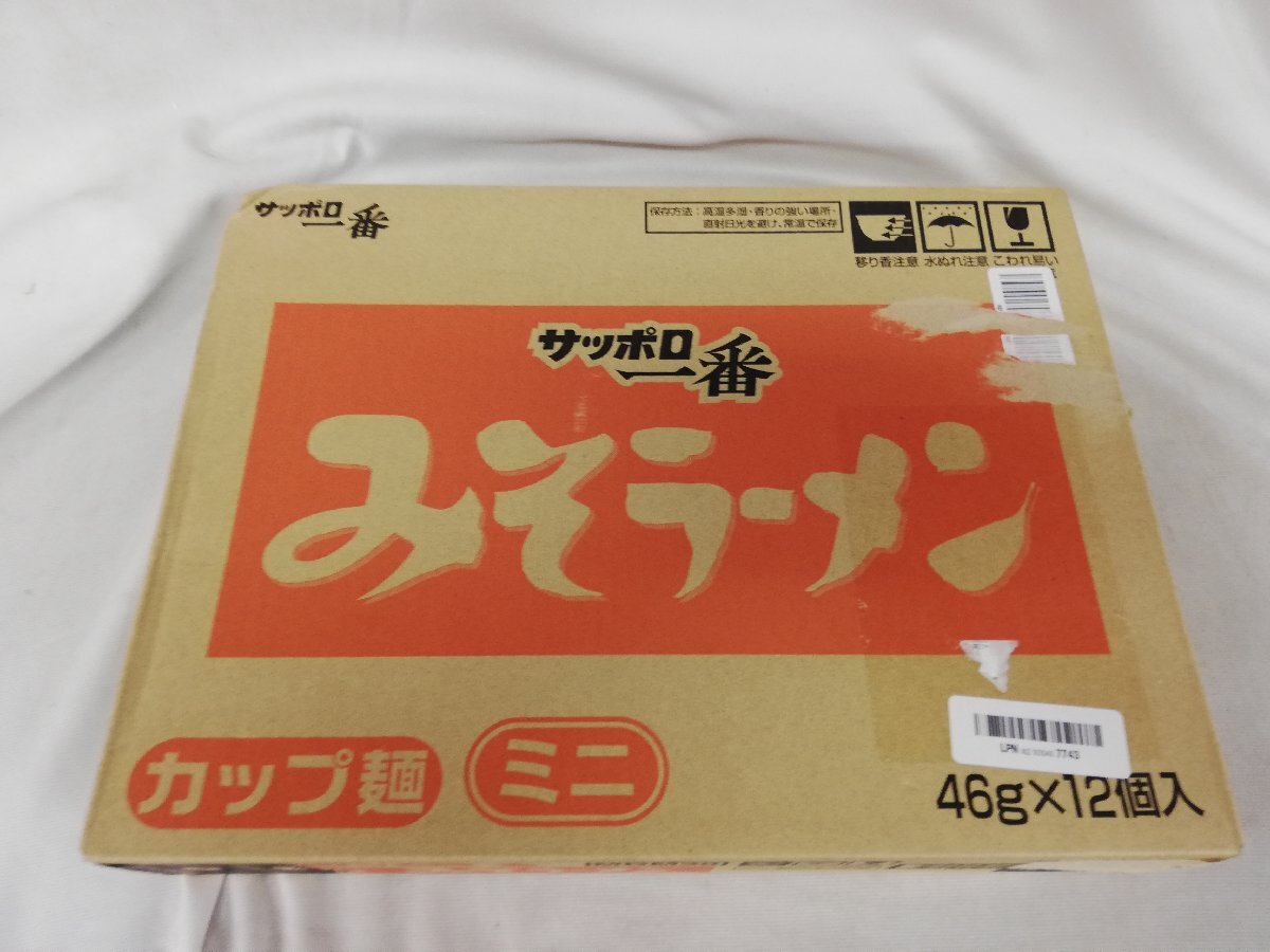 * новый товар * бесплатная доставка *1 иен старт * Sapporo самый miso ramen Mini ....46g×12 шт срок годности :2024 год 8 месяц 27 день 