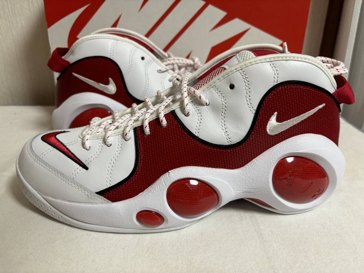 新品 NIKE AIR ZOOM FLIGHT 95 TRUE RED 27.5cm ズームフライト95 トゥルーレッド DX1165-100 ナイキ 赤目玉 us9.5_画像2