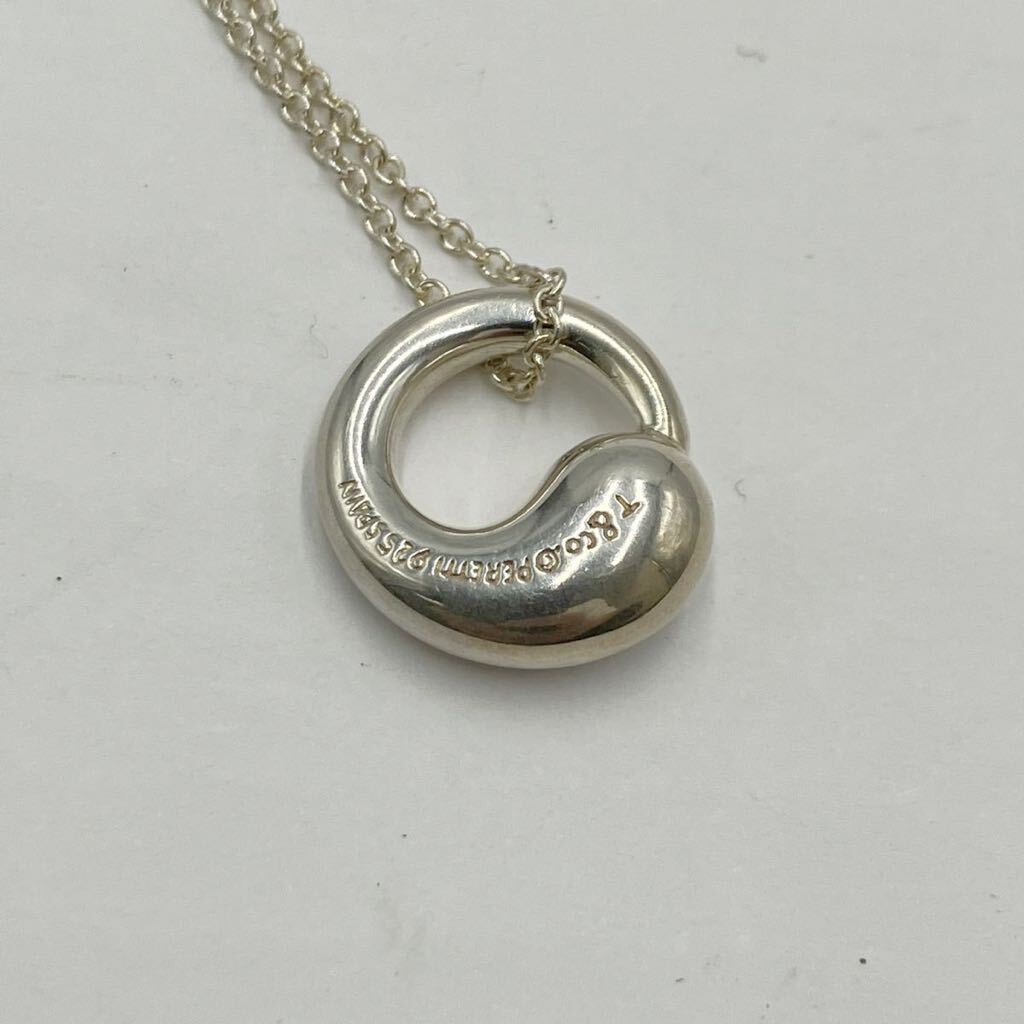 *[ selling out ]TIFFANY&Co. Tiffany silver necklace Eternal Circle L sa Pele ti925 stamp brand accessory 