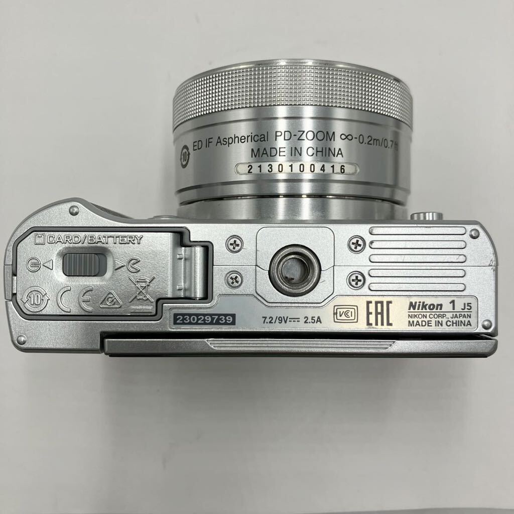 ◎【売り切り】Nikonニコン Nikon1 J5 ミラーレス一眼カメラ レンズセット 10-30mm 18.5mm シャッター数2947 バッテリー二つ付属_画像10
