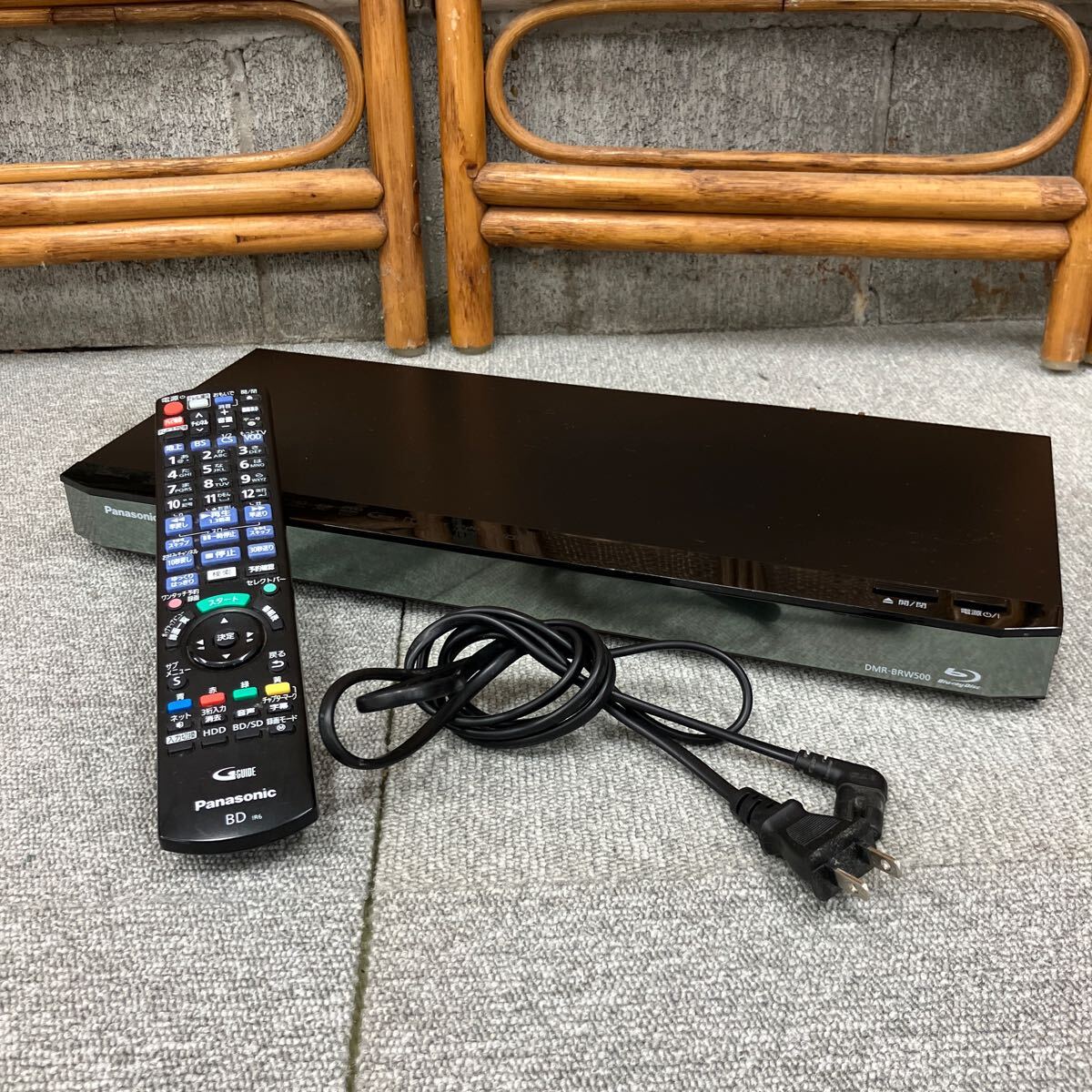 *[ selling out ]Panasonic Panasonic DIGA BLU-RAY DISC RECORDER Blue-ray disk recorder DMR-BRW500 remote control attaching . operation verification ending 