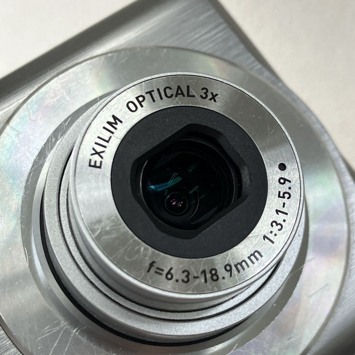 ♪【売り切り】CASIOカシオ EXILIM エクシリム EX-Z75 コンパクトデジタルカメラ 3x f＝6.3-18.9mm 1:3.1-5.9動作確認済み 箱付属_画像9