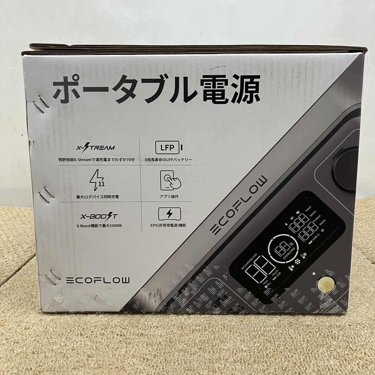 &[ selling out ] unopened!ECOFLOW eko flow RIVER2 Pro EFR620 portable power supply LFP battery 11 device same time charge EPS function installing maximum 1000W