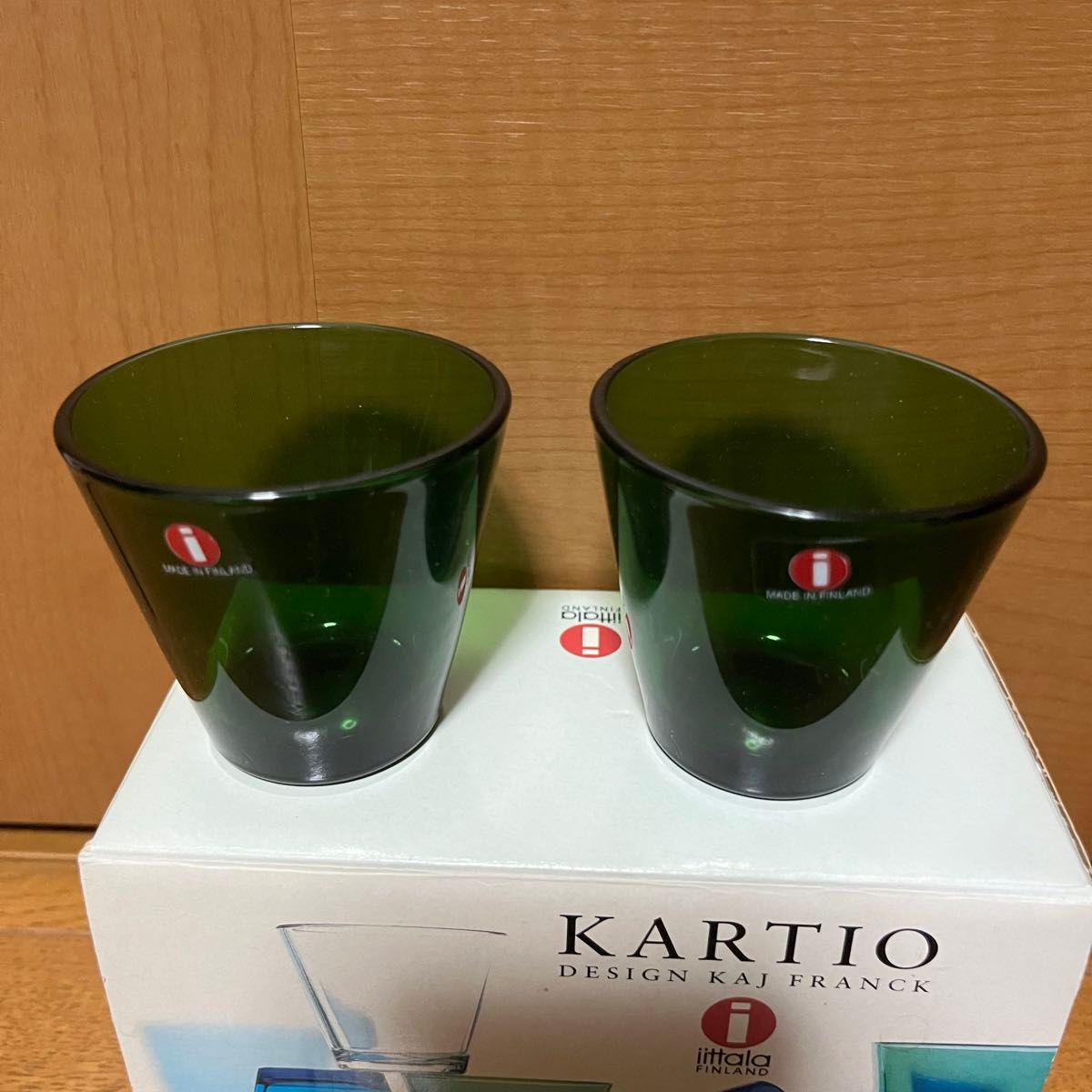 iittala イッタラ　KARTIO カルティオ　タンブラー　ペア　2個　グリーン