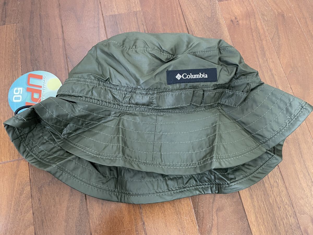 [ new goods ] Colombia folding hat olive ( green ) men's L/XL UV resistance UPF50