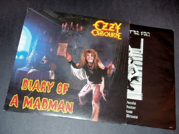 OZZY OSBOURNE Diary of a Madman カナダ盤LP Jet/CBS 1981