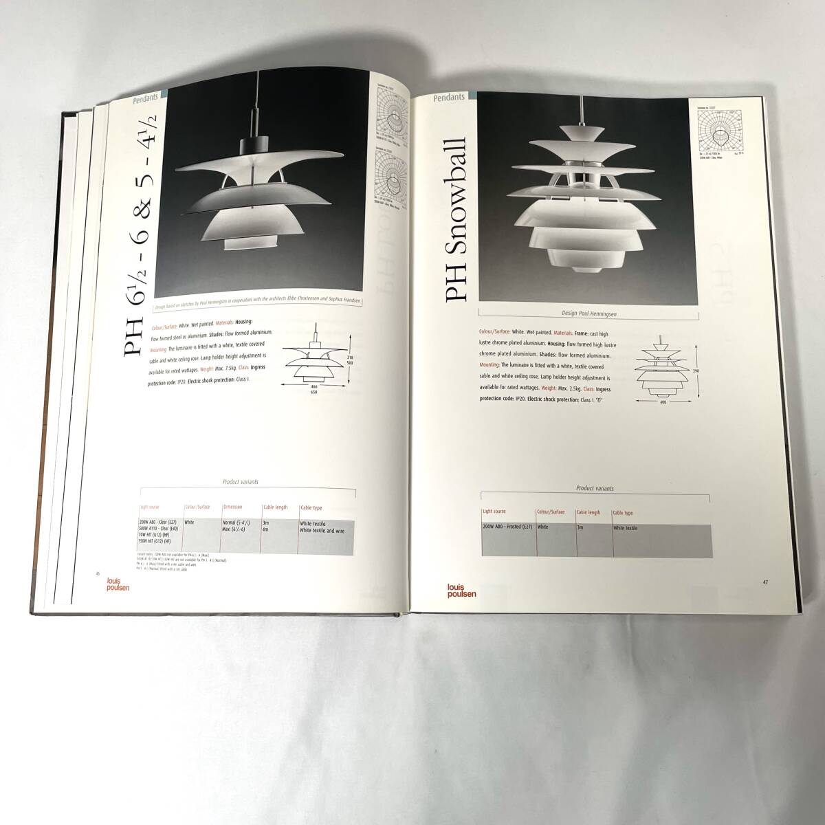 希少 美品 ルイスポールセン カタログ「Light of Louis Poulsen 希少 美品 ルイスポールセン カタログ「Light of Louis Poulsen