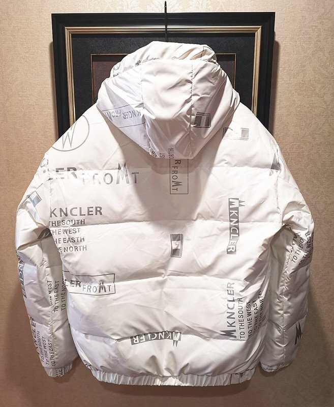  top class 13 ten thousand *EU made premium down * Italy * milano departure *BOLINI*bla Klein *designer* super protection against cold * down jacket *54/XXXL* white 