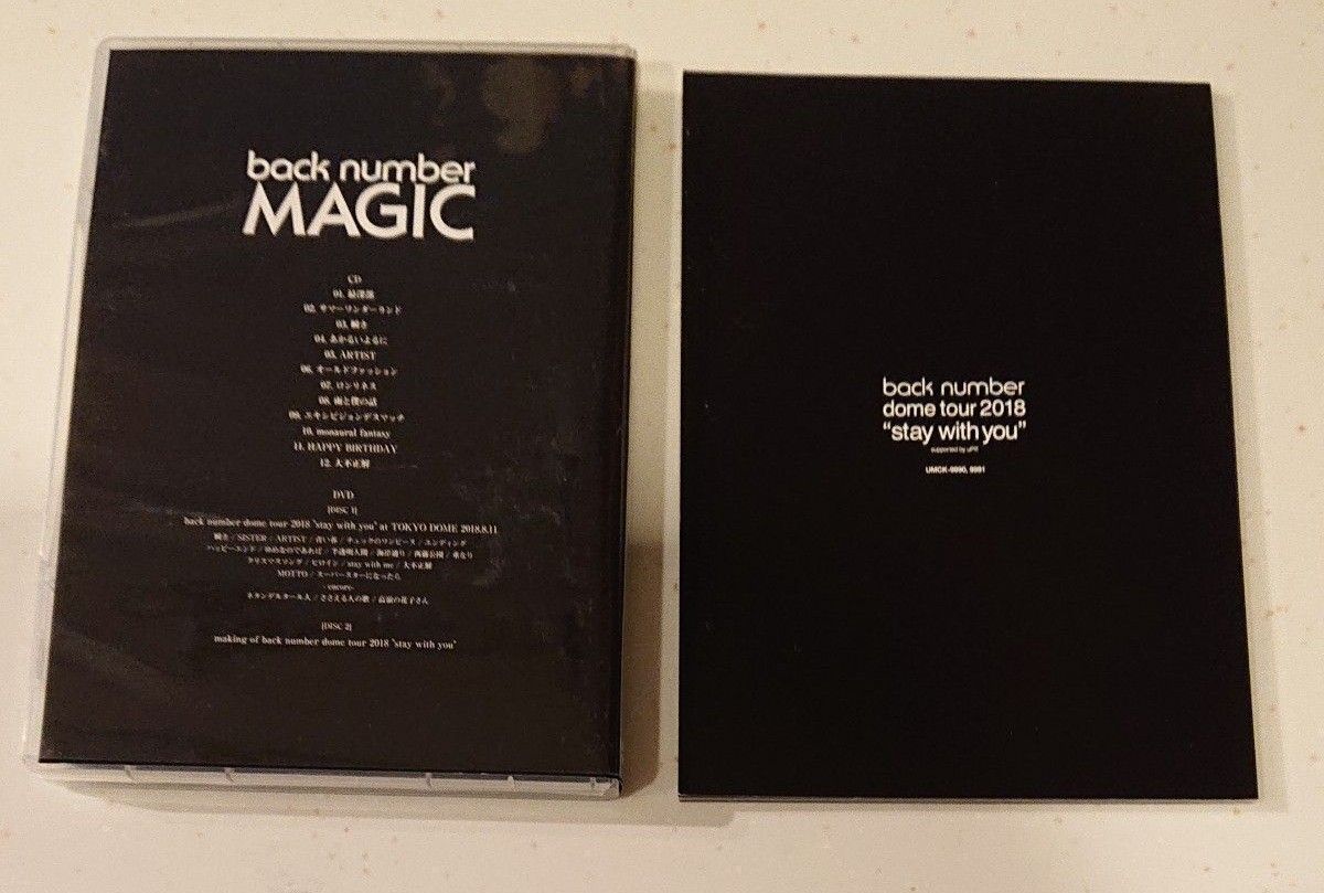  MAGIC (初回限定盤A) (CD+DVD)  back number