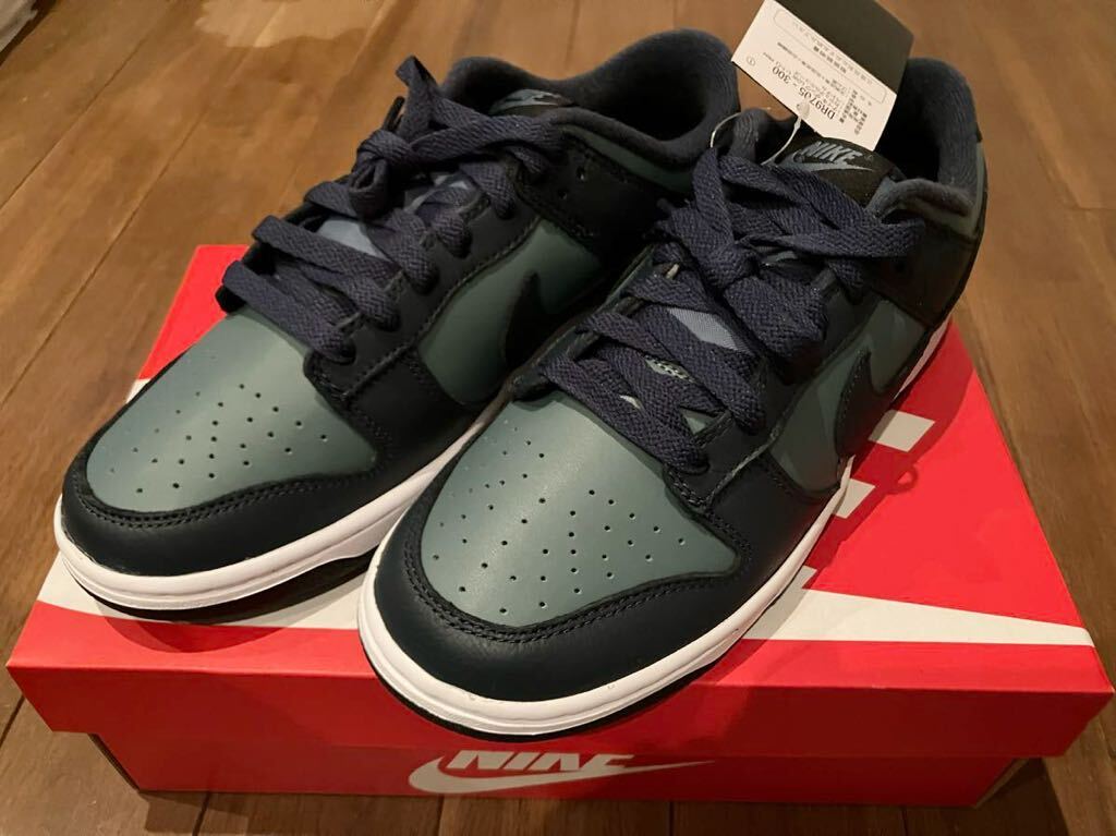 【未使用】NIKE DUNK LOW RETRO PRM ナイキ ダンク ロー レトロ ミネラルスレート US9 27cm_画像2