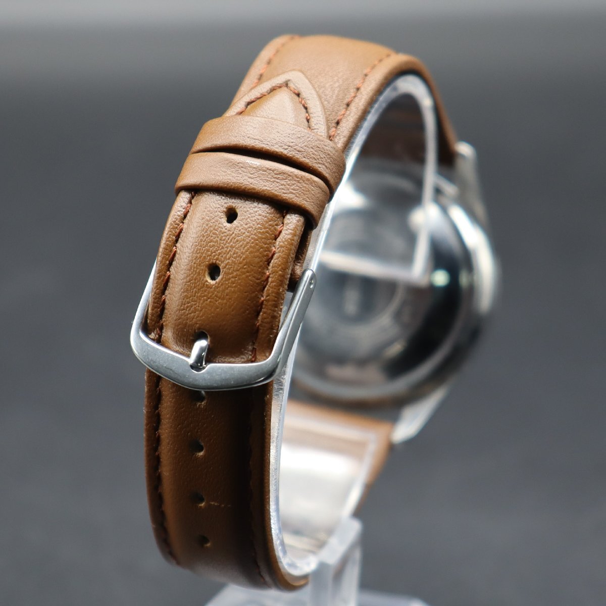 SEIKO Sportsmatic 5 セイコー スポーツマチック 6619-8250 自動巻き 21石 1966年製 クロスライン 日デイデイト 新品革ベルト メンズ腕時計_画像5