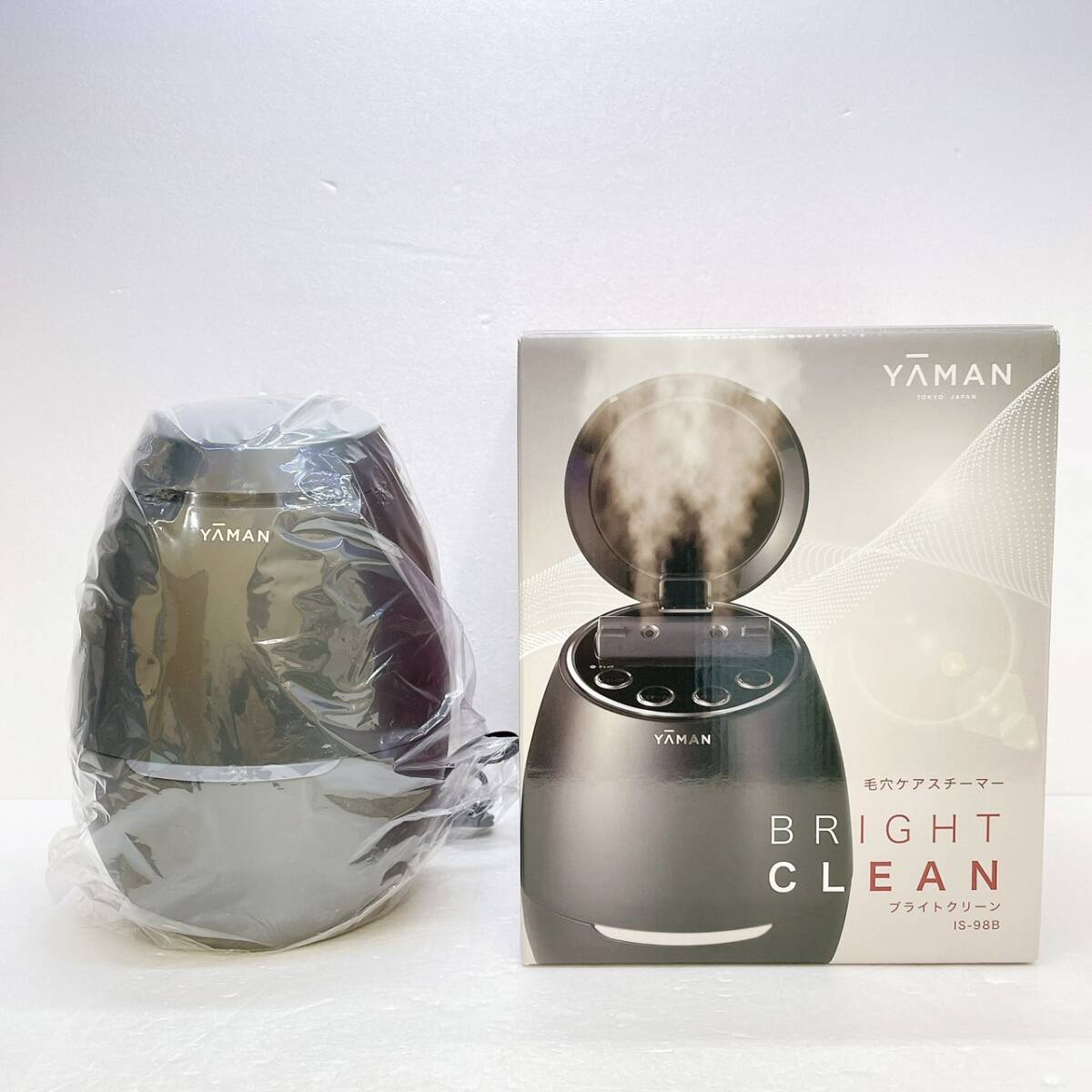 [DHS3422HM]YAMAN Ya-Man wool hole care steamer bright clean Bright Clean IS-98B black home use 