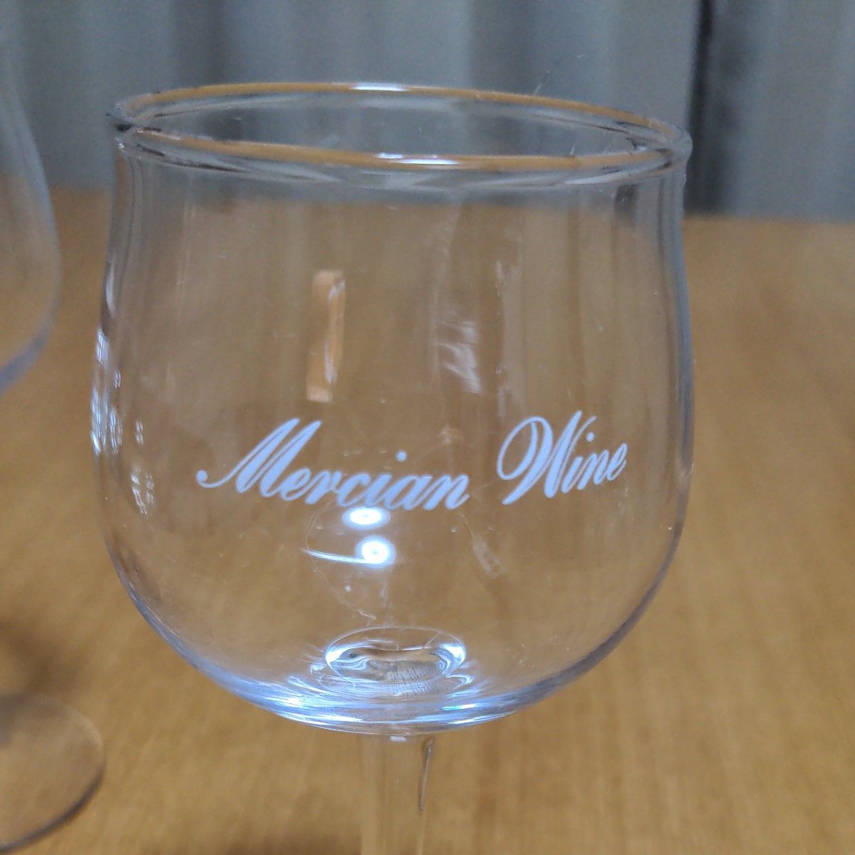 ワイングラス　Mercian Wine　４客　昭和レトロ