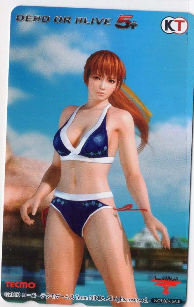 コーエーテクモゲームス「DEAD OR ALIVE5+/デッドオアアライブ」 ソフマップ特典テレカ5131U（かすみ）_画像1