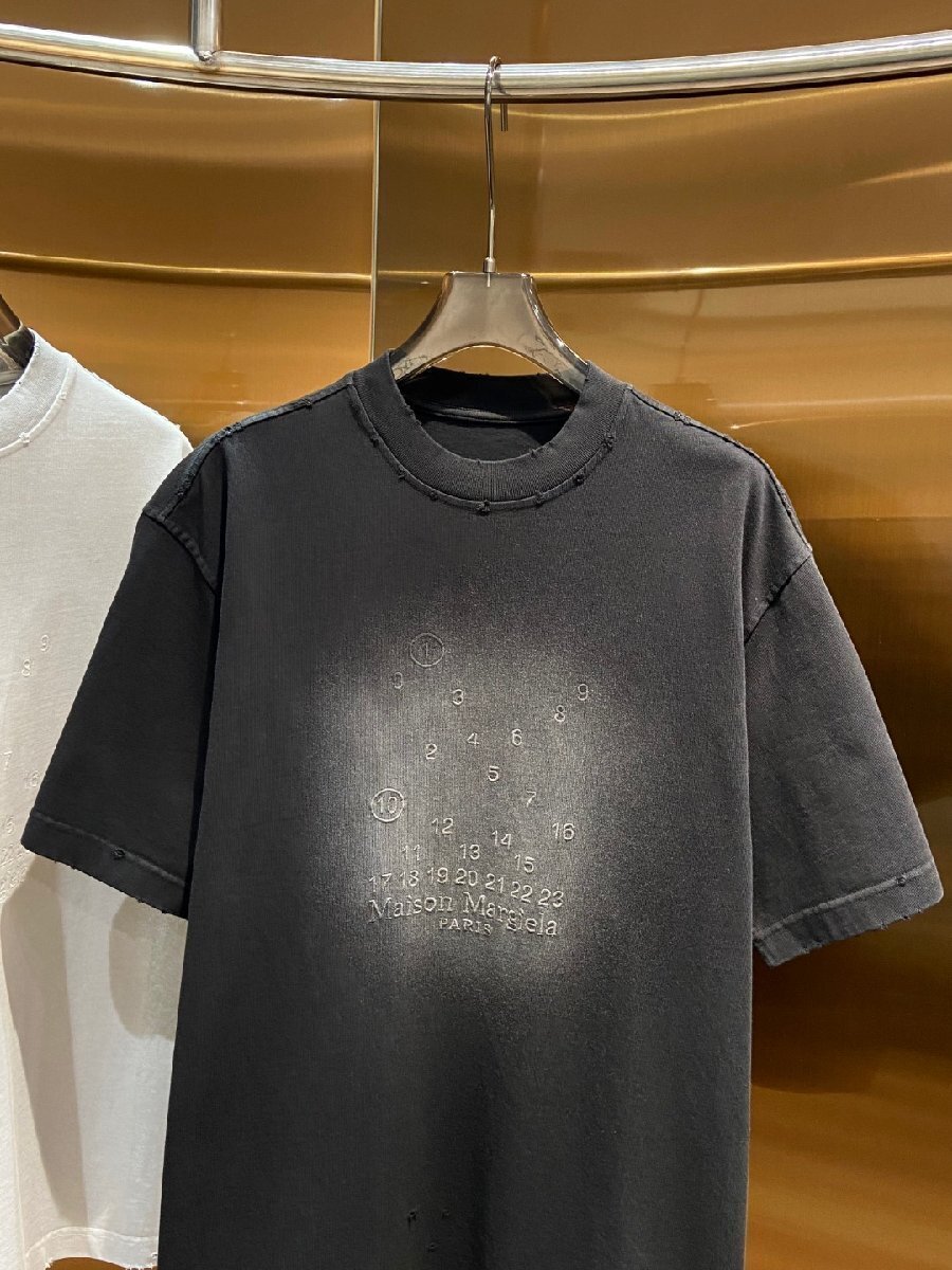 Maison Margiela マルタンマルジェラ　メンズ　Tシャツ　半袖　数字ロゴ　丸首　男女兼用　S-XL　サイズ選択可能　_画像5
