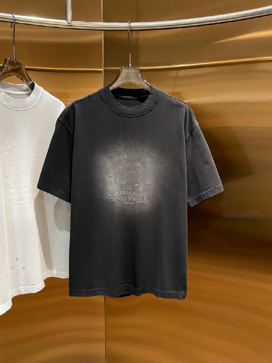 Maison Margiela マルタンマルジェラ　メンズ　Tシャツ　半袖　数字ロゴ　丸首　男女兼用　S-XL　サイズ選択可能　_画像1
