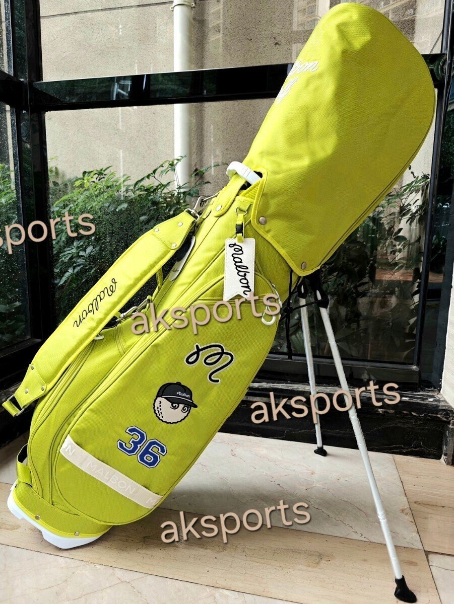 Malbon Golf キャディバッグ スタンド型 9インチ フードが2種類 Malbon Golf キャディバッグ スタンド型 9インチ フードが2種類