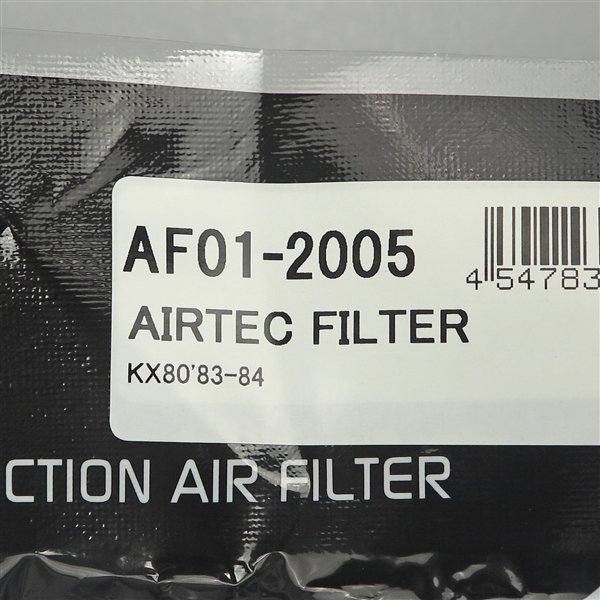 ◇KX80/'83-'84 AirTec エアテック エアフィルター 展示品 (AF01-2005)_画像2