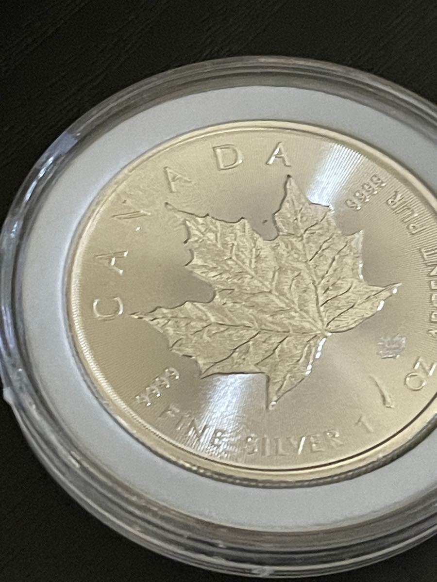 メイプルリーフ 銀貨 2021年 カナダ 1オンス 資産保全④