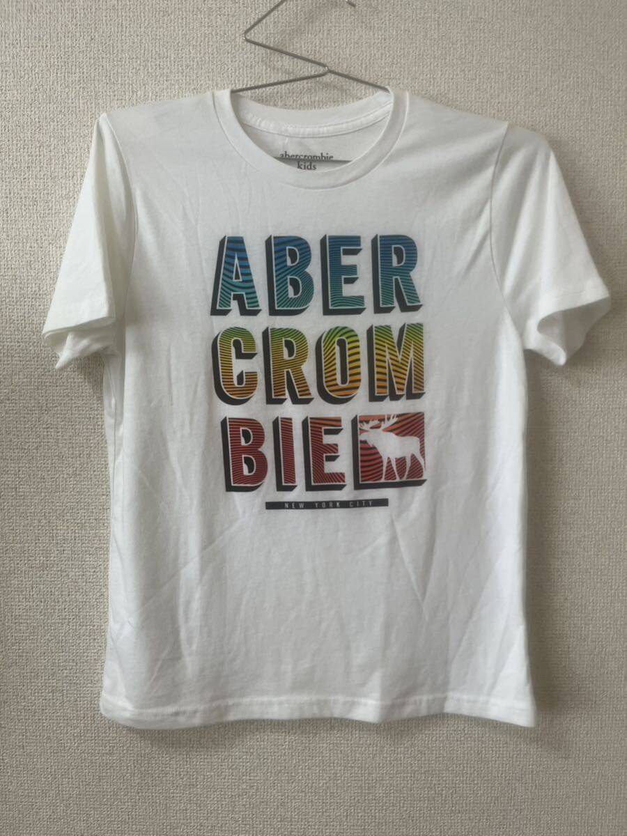 ☆ 未使用　☆アバクロ　白　Tシャツ　キッズ　子供サイズ　150_画像2