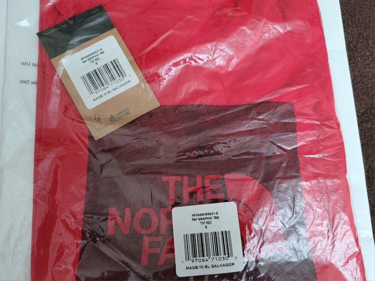 正規品 新品 未開封 SS24 Supreme The North Face S/S Top シュプリーム ザ ノースフェイス S/S トップ ティーシャツ Red レッド Smallの画像4