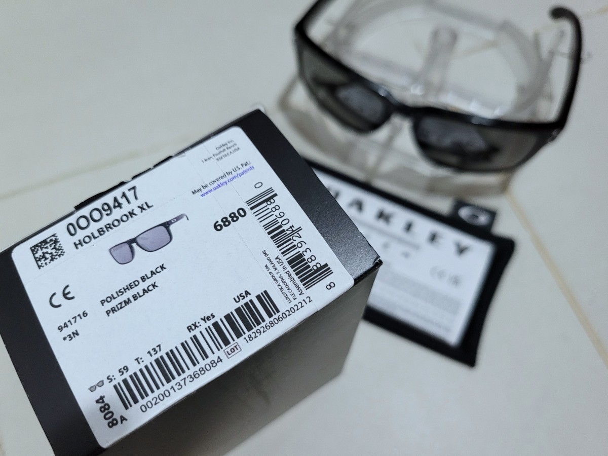 正規品 新品 OAKLEY HOLBROOK XL オークリー ホルブルック エックスエル PRIZM BLACK プリズム ブラック サングラス OO9417-1659