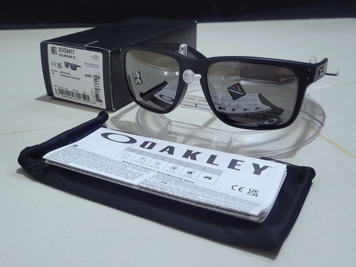 正規品 新品 偏光レンズ OAKLEY HOLBROOK XL オークリー ホルブルック PRIZM BLACK POLARIZED プリズム ブラック ポラライズド サングラス_画像1