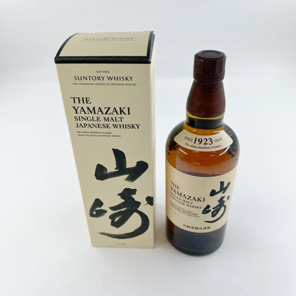 K5 【大阪限定・未開栓】山崎 箱付 700ml シングルモルト ウイスキー サントリー 43% 1923年 YAMAZAKI WHISKY _画像1