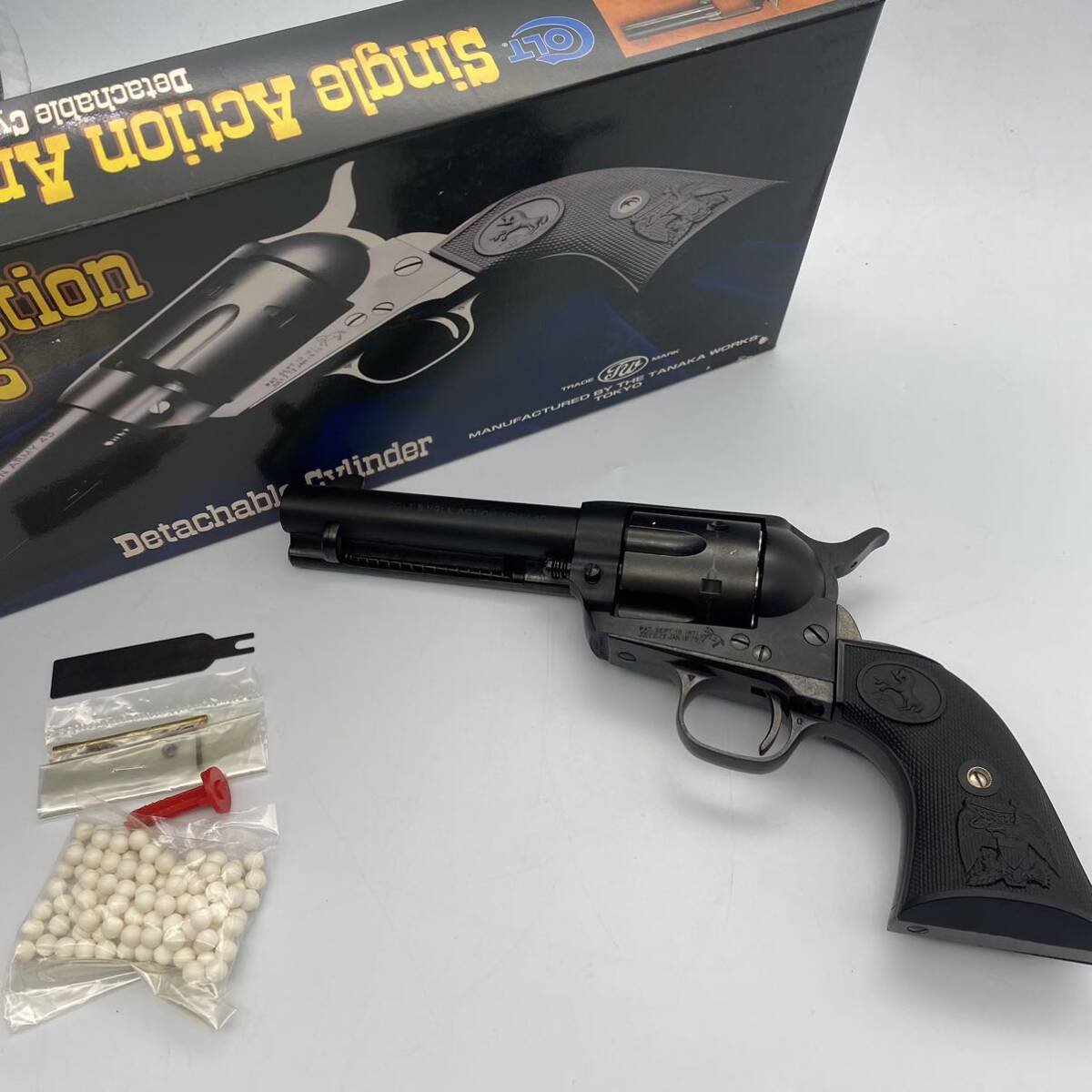 1円〜　タナカワークス　Colt single Action army.45 SAA.45 コルトシングルアクションアーミー　箱付き　美品_画像1