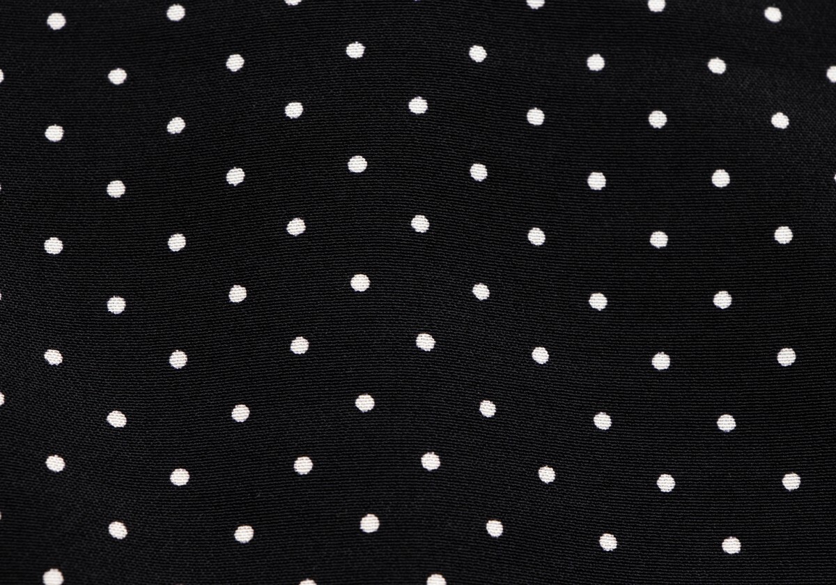 アニエスベーagnes b. ポリピンドットフロントプリーツスカート 黒白40_画像10