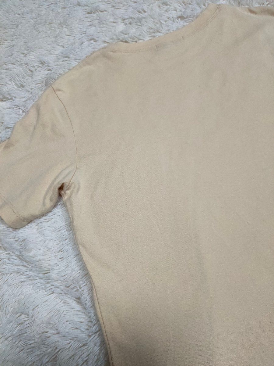 ISSEY MIYAKE イッセイミヤケ　半袖カットソー　Tシャツ サイズ2（M） 半袖Tシャツ クリーム系　ライトベージュ系