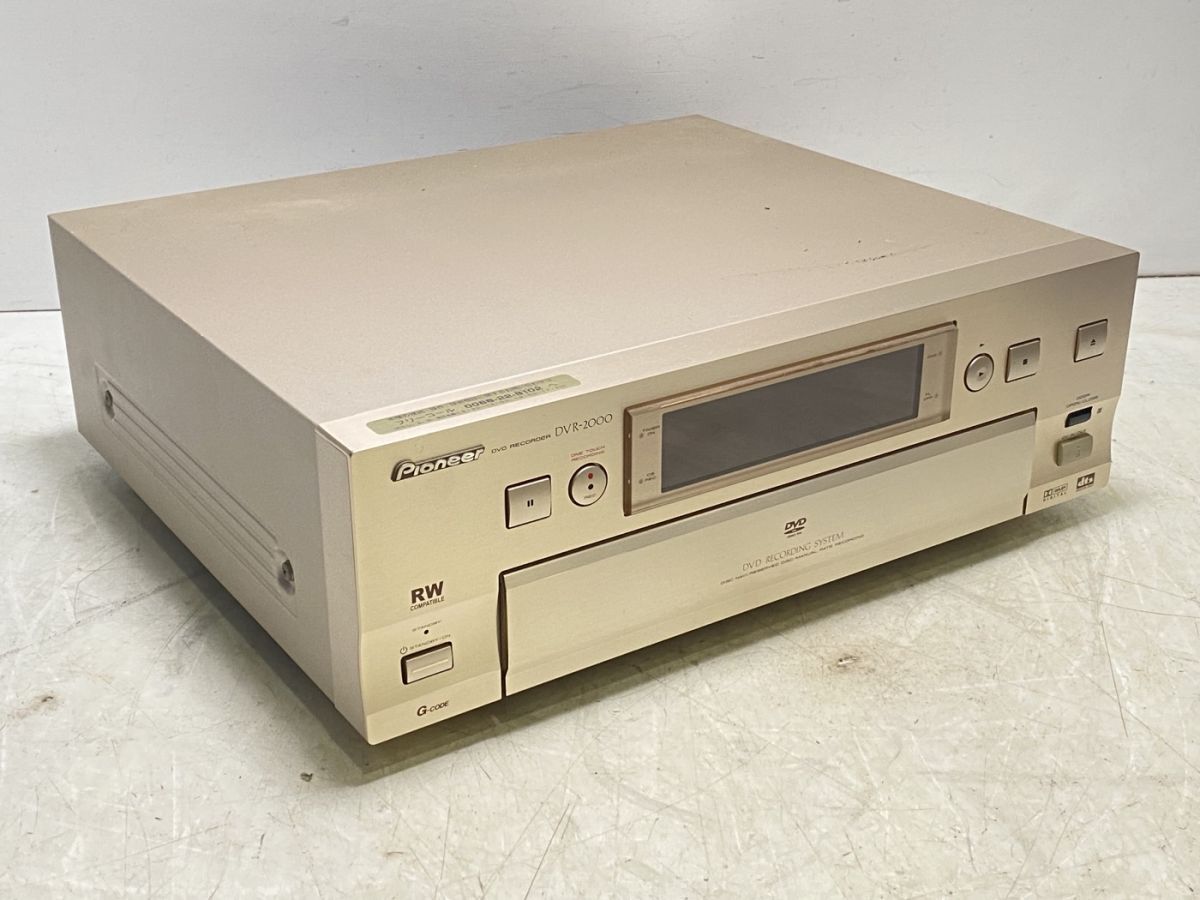 【中古】【ジャンク】Pioneer DVR-2000 リモコン付き 再生NG DVDプレーヤー【2424040017497】_画像1