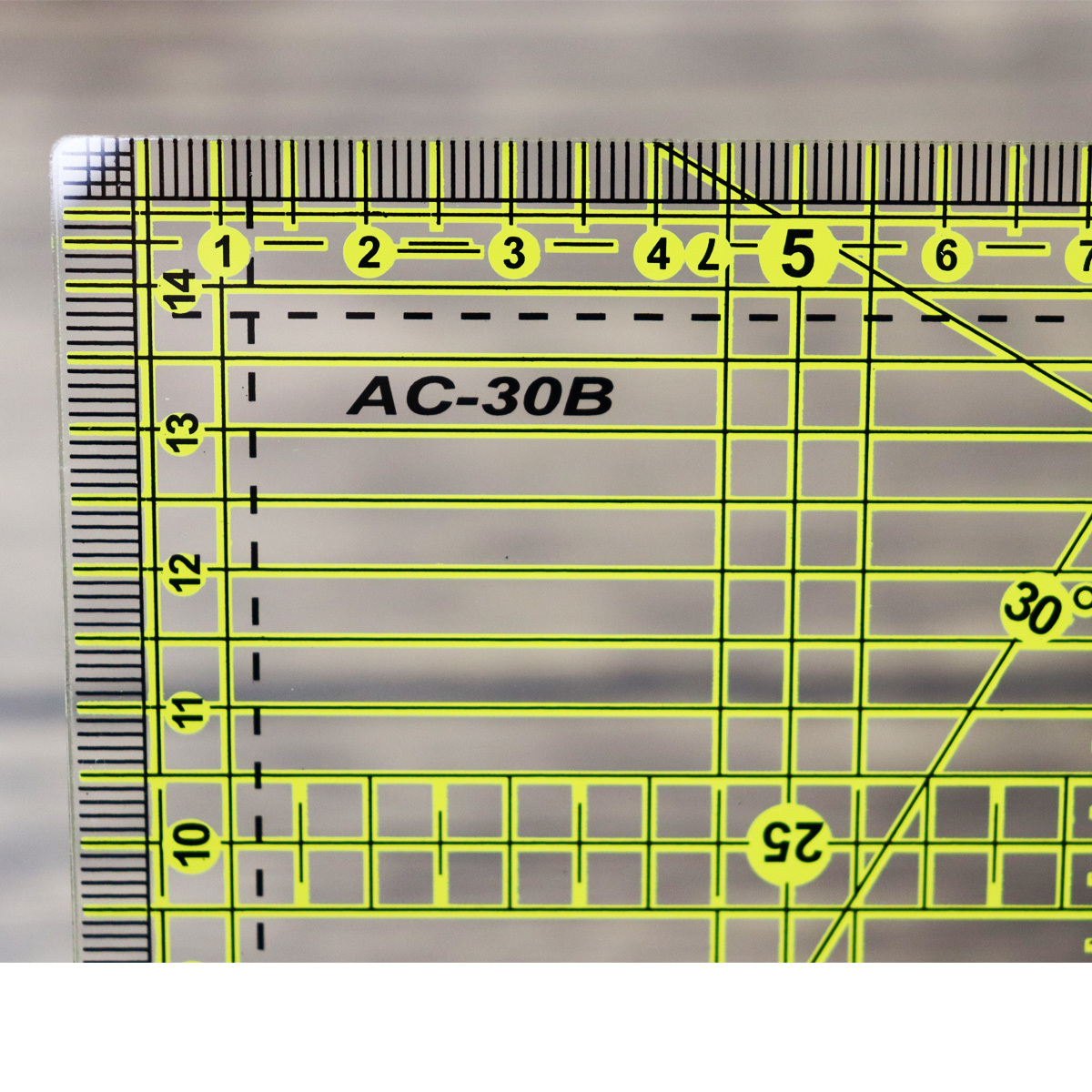 パッチワーク定規 オムニグリッド定規 刺し子製図 さしこ キルト定規 洋裁 パッチワークキルト 定規セット キルティング 裁縫道具_画像4