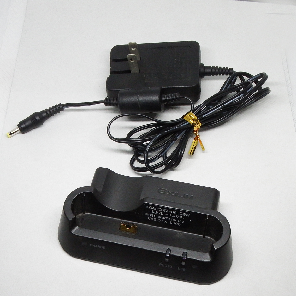 TA0550　カシオ　コンデジ　EX-S600用　USBクレードル　充電器　CA-30_画像1