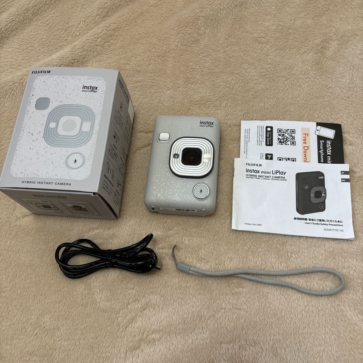 ジャンク FUJIFILM インスタックス フジフィルム チェキ instax mini liplay 箱付き 3482805の画像1