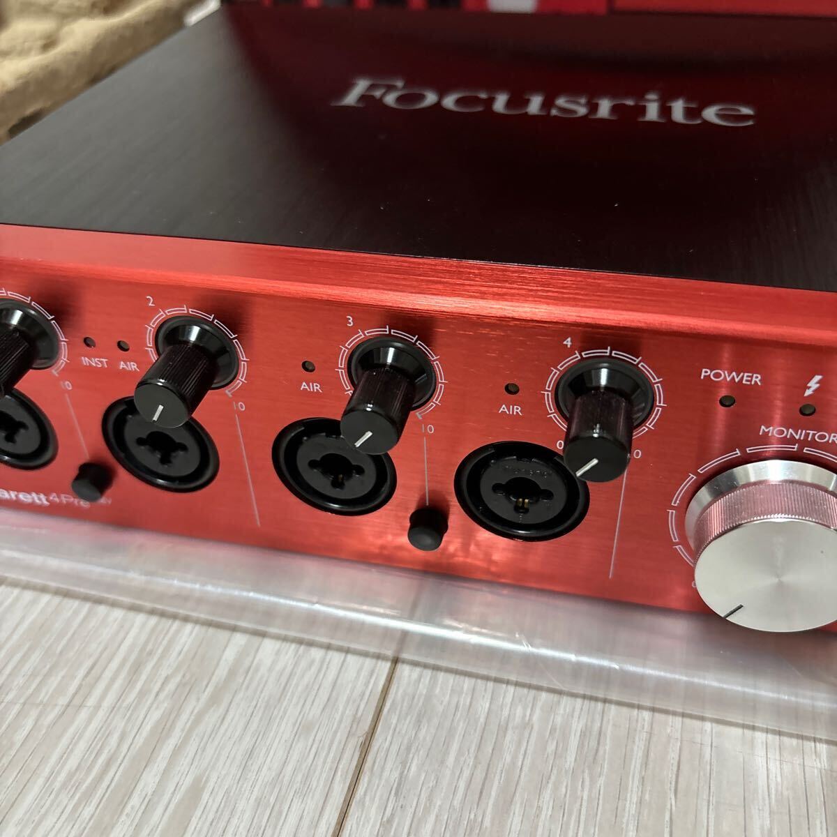  Junk Focusrite clarett 4 pre Thunderbolt Focus light audio * interface 6141005