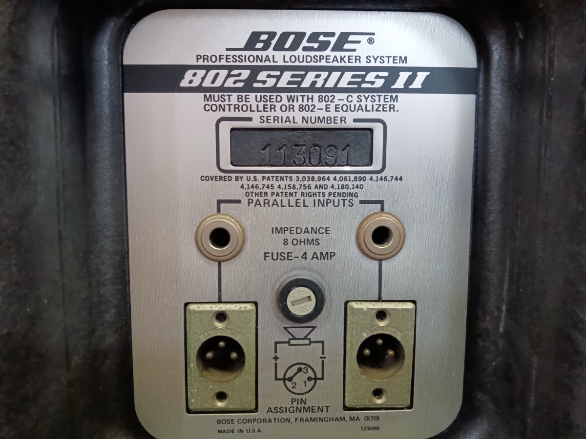 BOSE Bose speaker 802 SERIES II audio stereo PA speaker PA equipment sound equipment machinery Junk 