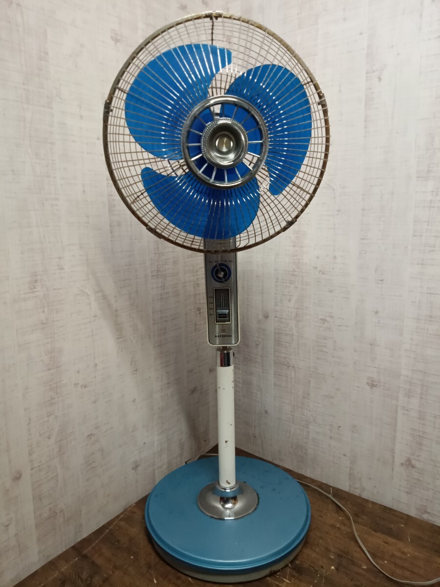  worth seeing!! rare National National F-35V1D electric fan large electric fan retro electric fan that time thing retro consumer electronics Vintage present condition goods 