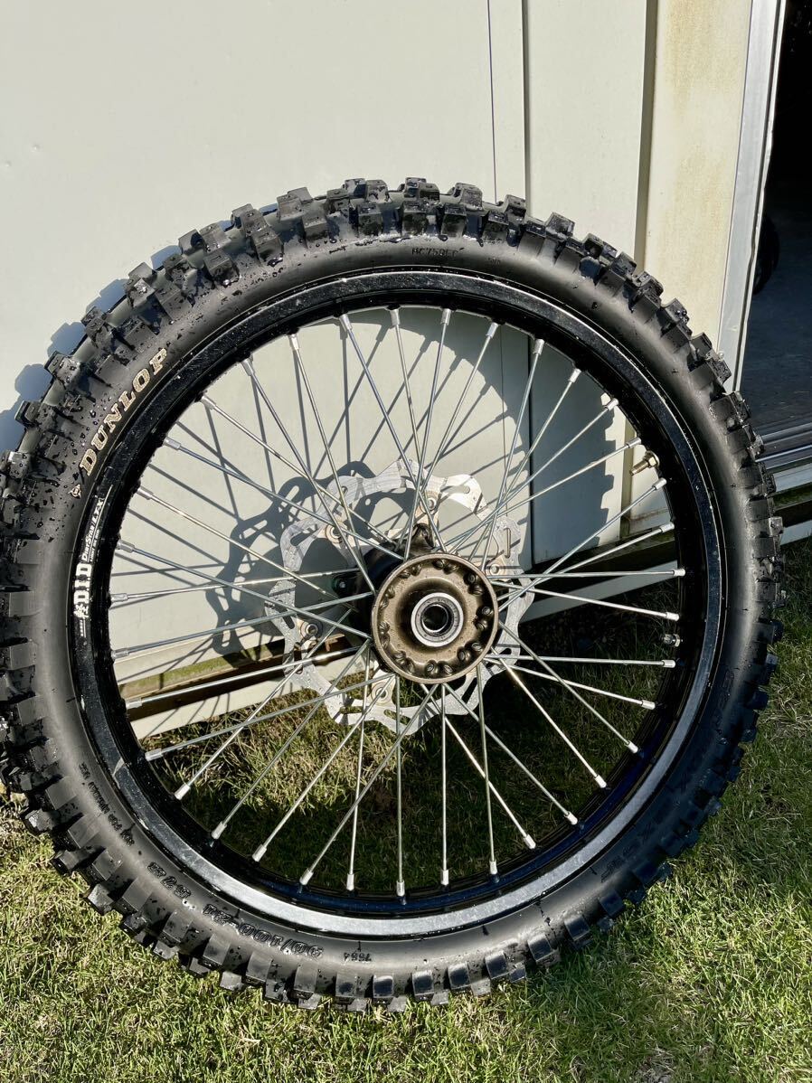 フロントホイール KX250 DID DIRTSTAR L-TX BRAKINGディスク付き_画像2