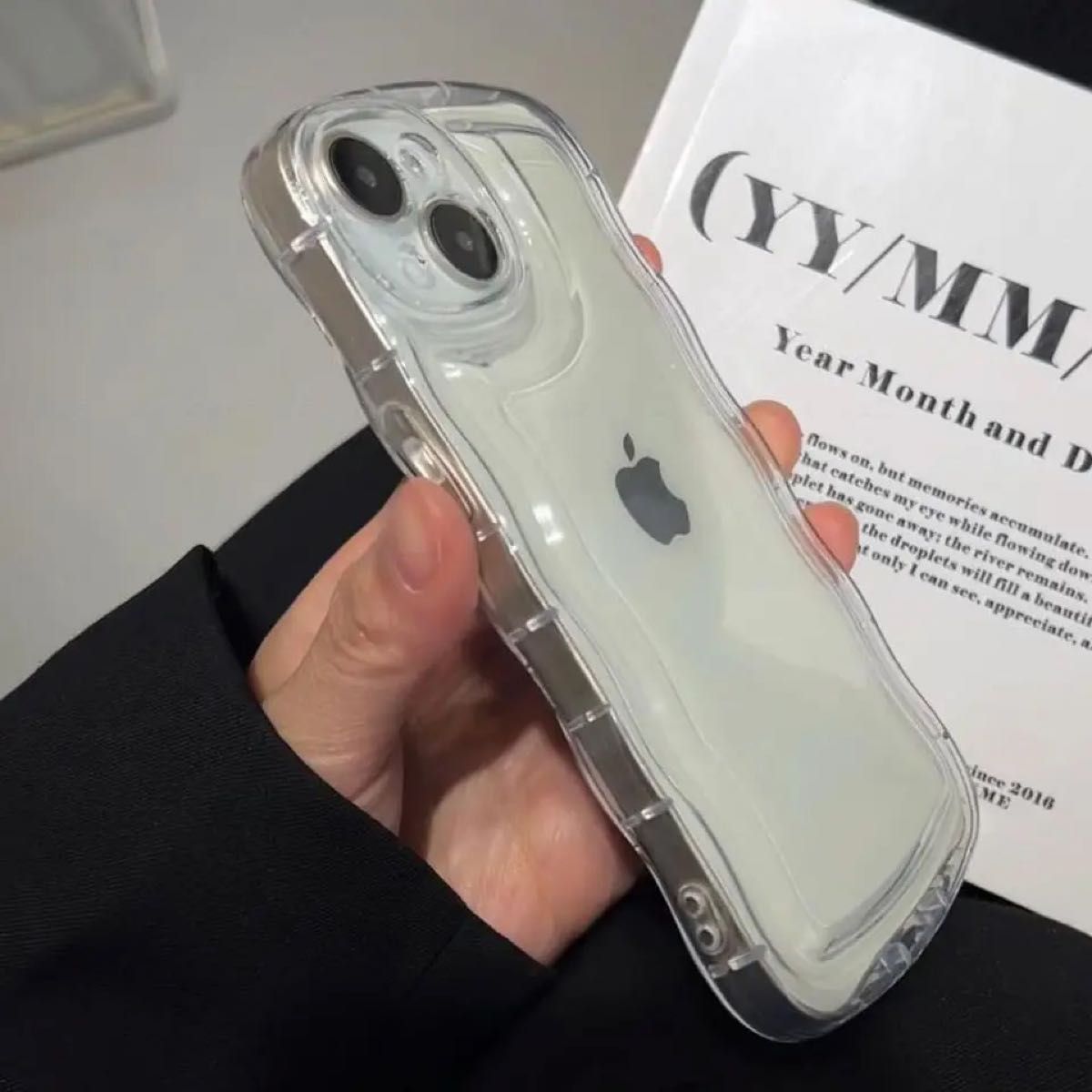 iPhone13miniケース シェイカーケース クリアケース