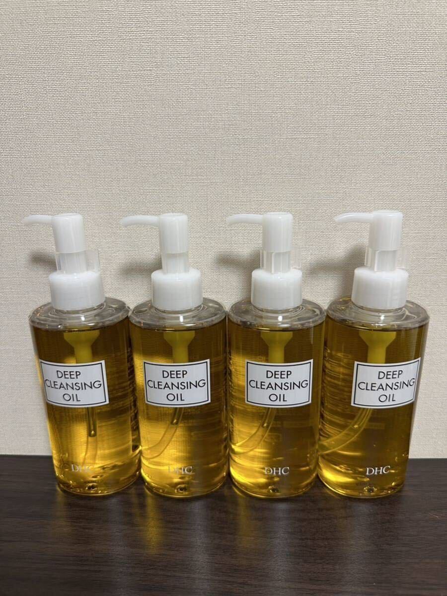 （新品未使用・箱なし）「DHC薬用ディープクレンジングオイル（L） （医薬部外品） 200mL」4本セット_画像1