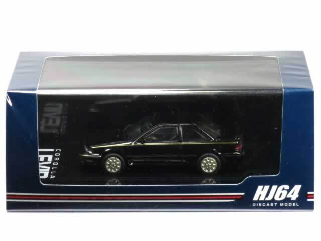 Hobby JAPAN 1/64 トヨタ カローラ レビン GT APEX LIMITED AE92 ブラックメタリック (HJ642059BK)_画像1