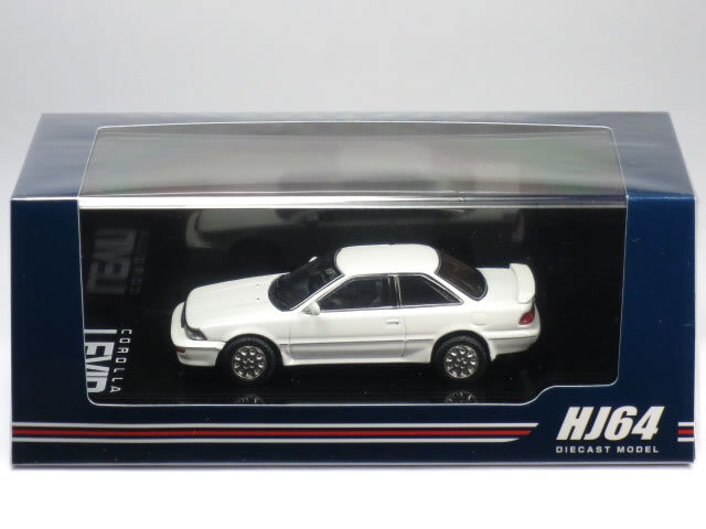 Hobby JAPAN 1/64 トヨタ カローラ レビン GT APEX AE92 スーパーホワイトII (HJ641059AW)の画像1