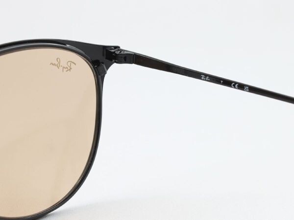 ケース茶 Ray-Ban レイバン RB3539-002/93 サングラス Erika metal エリカメタル ブラック ライトブラウン 00293 エリカ メタル ボストン_画像7