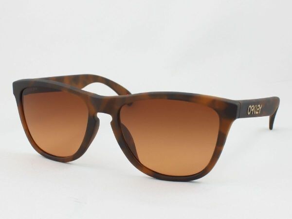 OAKLEY オークリー OO9245-D154 FROGSKINS フロッグスキン サングラス MATTE BROWN TORTOISE プリズムブラウンG アジアンフィット_画像1