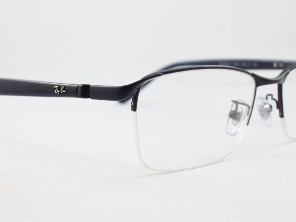 Ray-Ban レイバン RX6501D-3076 メガネフレーム 度付きレンズ可 近視 老眼鏡 遠近両用 伊達メガネ サングラス ナイロール ハーフリム_画像4