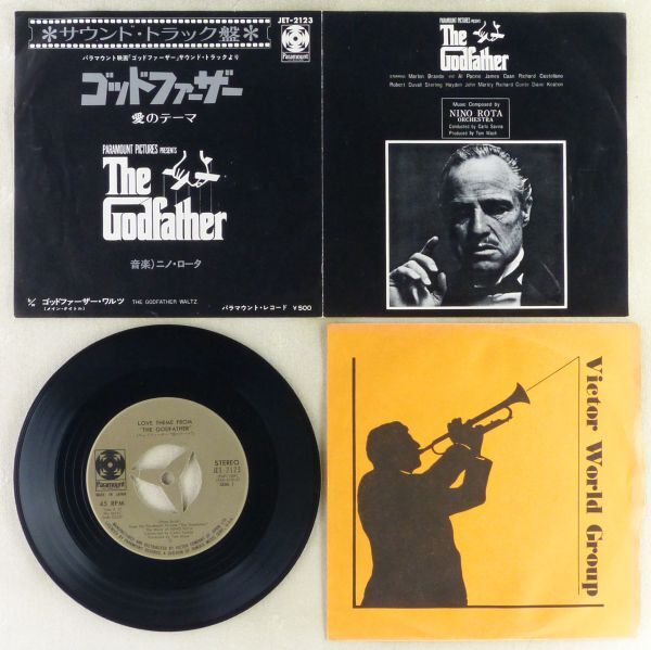 ■ニーノ・ロータ(Nino Rota)｜ゴッドファーザー 愛のテーマ／ゴッドファーザー・ワルツ ＜EP 1972年 日本盤＞映画The Godfatherサントラ_画像5