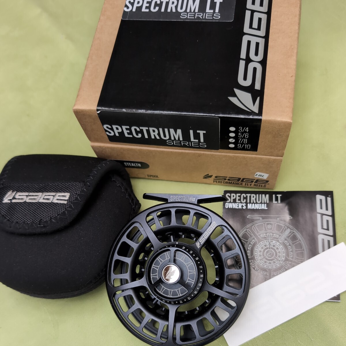 SAGE セージ SPECTRUM LT スペクトラム LT 7/8 フライリール ステルス ラージアーバー Sage Spectrum 7/8 fly Reel 中禅寺湖 犀川本流_画像1